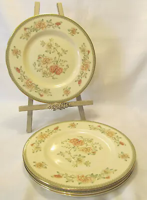 Minton England Fine Bone China JASMINE Four (4) Salad Plates REDUCED! • $58