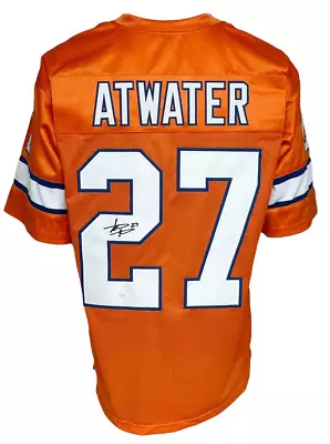 Denver Broncos Steve Atwater Autographed Pro Style Orange Crush Jersey JSA Au... • $159