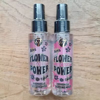 2 X W7 Priming & Setting Mist Peony & Rose Sealed NEW • £12