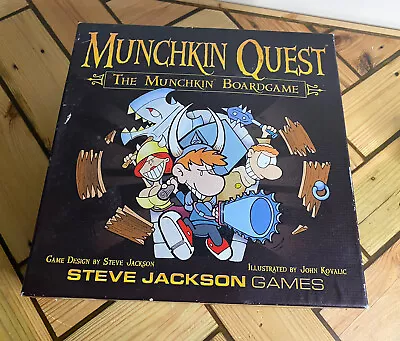 Steve Jackson Games Munchkin Quest Board Game- Near Complete • £19.99