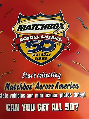 Matchbox Across America 50th Birthday Series - Many Various States • $4.99