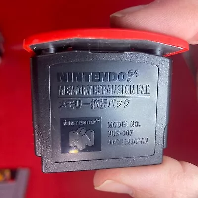 Expansion Pak Nintendo 64 N64 (NUS-007) OEM Authentic Memory 4 Mb Tested Works • $44.99