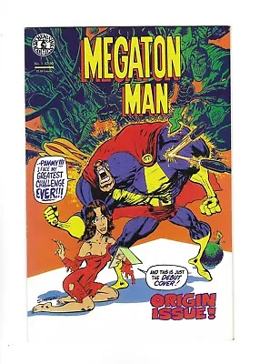 MEGATON MAN #1 & #2 1st Print Don Simpson 9.2 NM- Kitchen Sink 1984 • $14.99