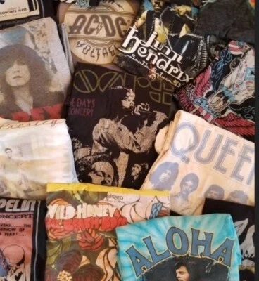 $20.99 • Buy Mystery Thrifted  T-Shirt Package| 80s - 90s - Y2K - Band Merch- Vinagte - 