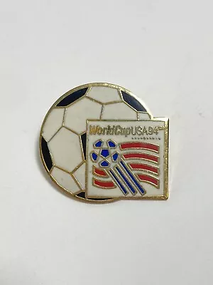 Vintage 1994 World Cup USA Dallas Soccer Ball Sport Athletic Lapel Pin Pinback • $9.95