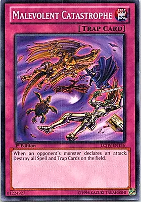 Malevolent Catastrophe LCJW-EN136 Yu-Gi-Oh! Light Play 1st Edition • $0.99