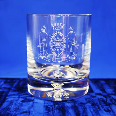 £29.99 • Buy Masonic Order Of The Secret Monitor Whisky Glass! FREE ENGRAVING