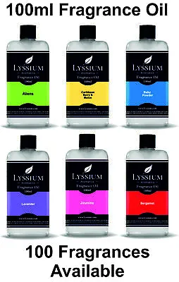 £9.95 • Buy Fragrance Oil 100ml Candle Soap Bath Bombs Scented Making Wax Melts Lyssium New