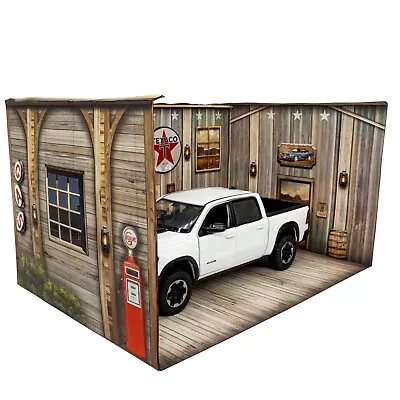 1/25 Scale Western Barn Diorama Fits Carrera Scalextric Eldon Lionel & More! • $17.93