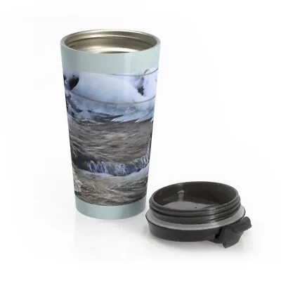 $28 • Buy Icy Waterfall Stainless Steel Travel Mug