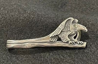 Vintage 1960s Tiffany And Co Sterling Silver American Eagle Tie Clip • $299