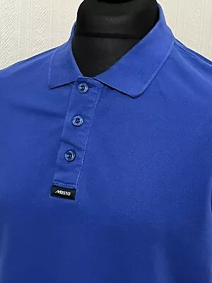 Men's Musto Polo Shirt Blue Size Medium • £14.99