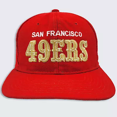 San Francisco 49ers Vintage 90s Starter 100% Wool Snapback Hat - Team NFL • $95