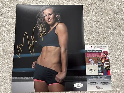 Miesha Tate Signed Photo 8x10 JSA COA Autographed UFC Champ RACC 2 • $92.68