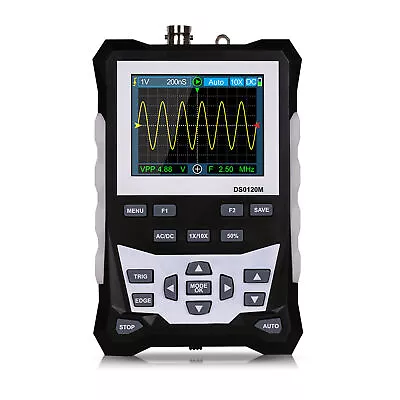 KKmoon DS0120M 2.4  Handheld Digital Oscilloscope 120MHz Bandwidth 500MSa/s C7W2 • $73.49