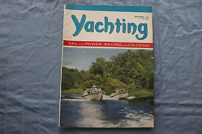 1963 September Yachting Magazine - Racing And Cruising Cover - E 9458 • $30