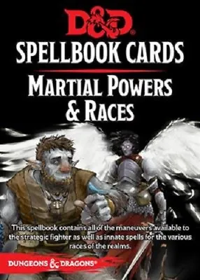 $13.97 • Buy Spellbook Cards: Martial Powers & Races - Dungeons & Dragons - 73921