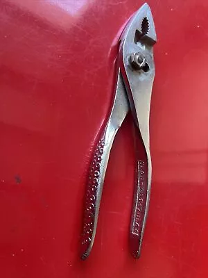 Snap-On Vacuum Grip Slip Joint Pliers With Cutters No. 137 TT357 • $30