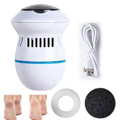 Portable Electric Vacuum Adsorption Foot Grinder Dual-Speed Callus Remover • £9.99