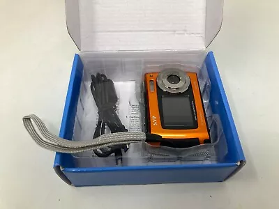 Tested SVP Aqua 5800 18 MP Mp Dual Screen Orange Waterproof Digital Video Camera • $24.95