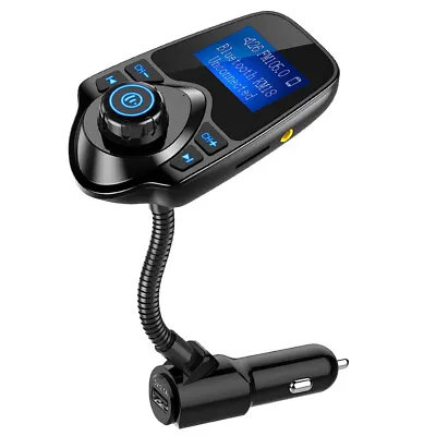 Wireless In-Car Bluetooth FM Transmitter MP3 Radio Adapter Car Kit  USB Charger • $12.90