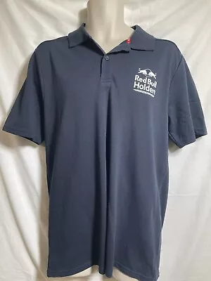 Holden Red Bull Racing Team Australia Mens Polo Shirt Size M Navy Black • $20