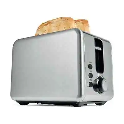 $28.65 • Buy Toaster 2 Slice Electric Stainless Steel With Wide Slots Crumb Tray Toast Slot