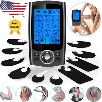 Tens Unit Muscle Stimulator Machine 36 Modes Pulse Massager Therapy Pain Relief • $23.59