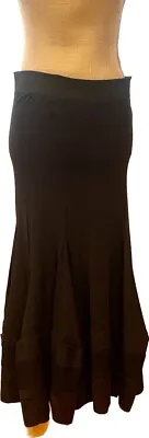 Marithe Francois Girbaud Fabulous Very Stylish Long Black Skirt Unique Styl S/m • $149