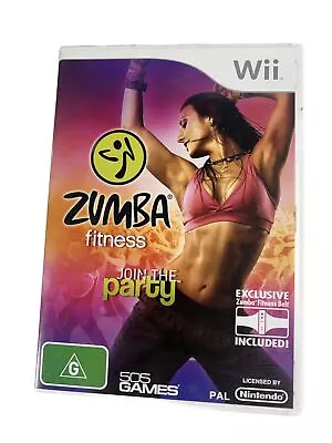 Zumba Fitness Join The Party Nintendo Wii PAL Complete Game Manual VGC Free Post • $8.95