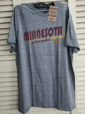 Minnesota Golden Gophers T Shirt Mens Large Rivalry Threads 91. Gray NWT. • $4