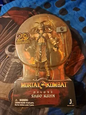 Jazwares 20th Anniversary Mortal Kombat Deluxe Shao Kahn Action Figure  • $35