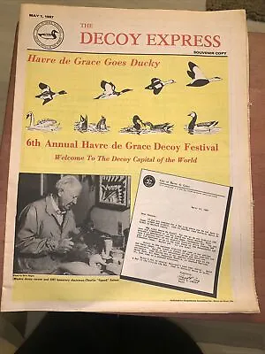 The Decoy Express Newspaper Havre De Grace MD 6th Annual Decoy Festival Rare • $25