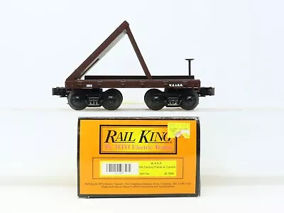 O Gauge 3-Rail MTH Rail King 30-7635 W&ARR 19th Century Flat Car #1862 W/Cannon  • $59.95