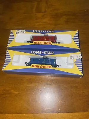 LONE STAR TREBLE-O-LECTRIC  2 X Coaches New American Transcont Diesel EL62A Bnib • £20