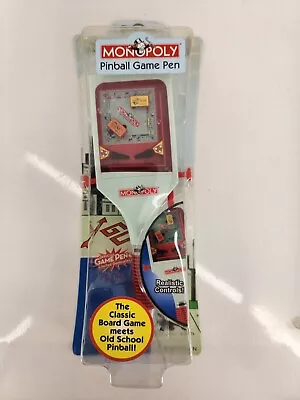 Vtg 2004 NEW Sealed MONOPOLY PINBALL Game Pen RARE Collectible Hasbro Stylus  • $17.99