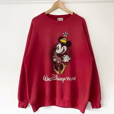 Vintage Minnie Mouse Walt Disney World Sweatshirt Size L • £15.95