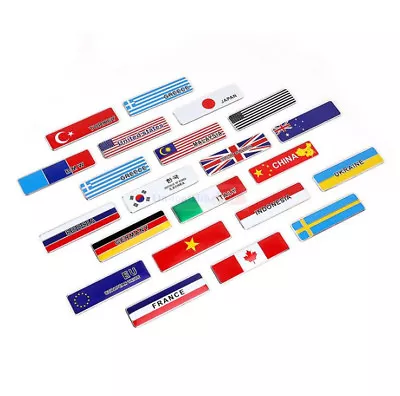 $7.98 • Buy Metal Badge Flag Sverige Racing Rear Trunk Emblem Sticker BMW VW Mini Ford