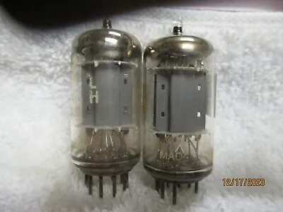 2  Telefunken Fisher 12AX7  Smooth   Plate  Tested  Mcintosh Or Marantz • $129.99