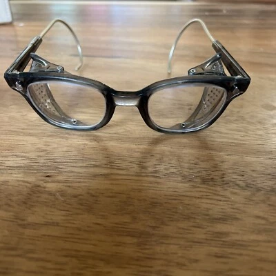 $48 • Buy American Optical Safety Glasses AO 3/4 Vintage 1940’s