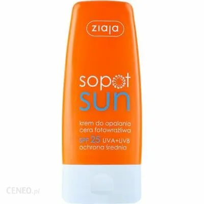 Sopot Sun Sunscreen Sun Sensitive Skin Spf 25 60ml Krem Do Opalania • £7.38