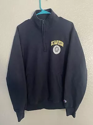 Champion Uc San Diego Quarter Zip Unisex Medium • $20