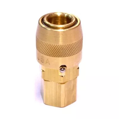 Foster BL3003GB Sleeve Lock 1/4  Body X 1/4  Female NPT Air Hose Fittings Brass • $16.31