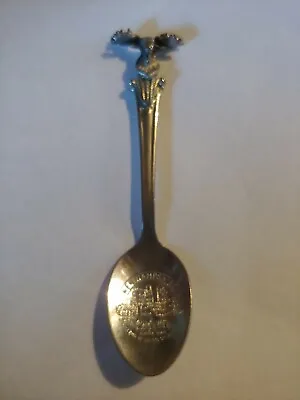 NEW HAMPSHIRE SOUVENIR STAINLESS STEEL SPOON 3D Moose Handle Vintage Collectible • $6