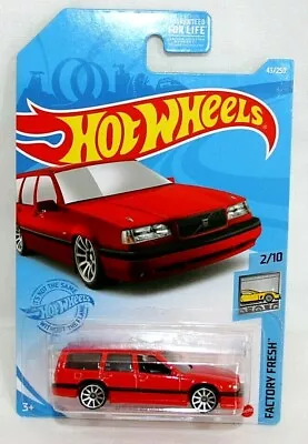 2021 Hot Wheels Factory Fresh 2/10 Red Volvo 850 Estate 1/64 Collector #43/250 • $2.99