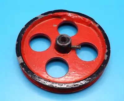 A Large Meccano Compatible Cast Alloy Pulley/flywheel 2.5 Inch Diameter. • £8