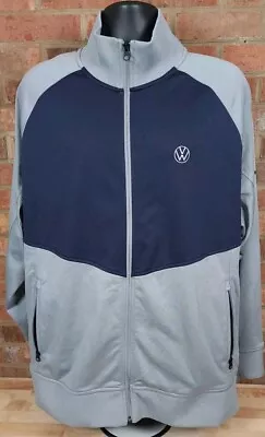 The North Face Tech Volkswagen Full-Zip Fleece Jacket Mens 2XL Gray Blue • $32.30