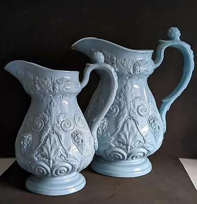 £20 • Buy Ridgway Pair Graduated Pan And Bacchus Jugs