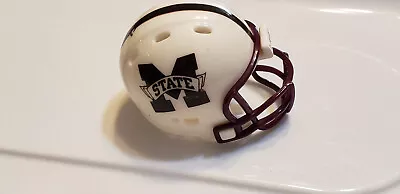 Mississippi State Bulldogs White  Sec  #28  Pocket Pro Helmet Riddell Football • $8.95