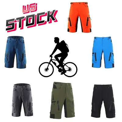 Men's MTB Shorts Outdoor Motocross Bike Shorts Loose Fit Cycling Shorts Ciclismo • $26.99